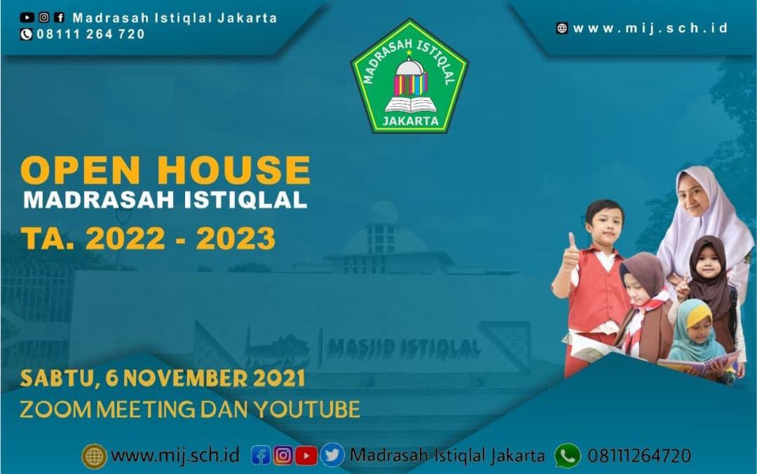 Open House PPDB Istiqlal 2022-2023