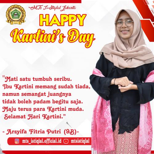 Kartinis Day - Madrasah Tsanawiyah Istiqlal Jakarta 14