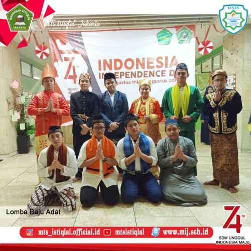 Lomba Baju Adat - Madrasah Tsanawiyah Istiqlal Jakarta 2