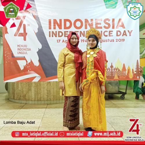 Lomba Baju Adat - Madrasah Tsanawiyah Istiqlal Jakarta 3