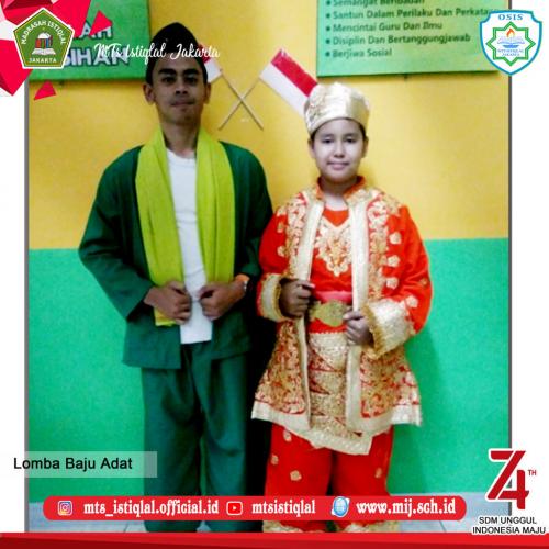 Lomba Baju Adat - Madrasah Tsanawiyah Istiqlal Jakarta 5