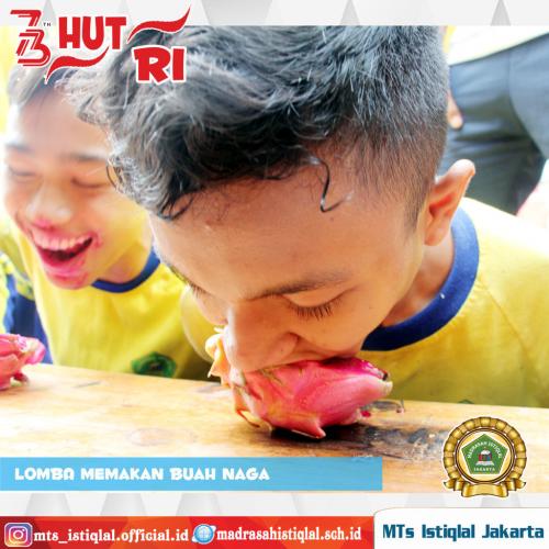 Lomba Memakan Buah Naga 2 - Madrasah Tsanawiyah Istiqlal Jakarta